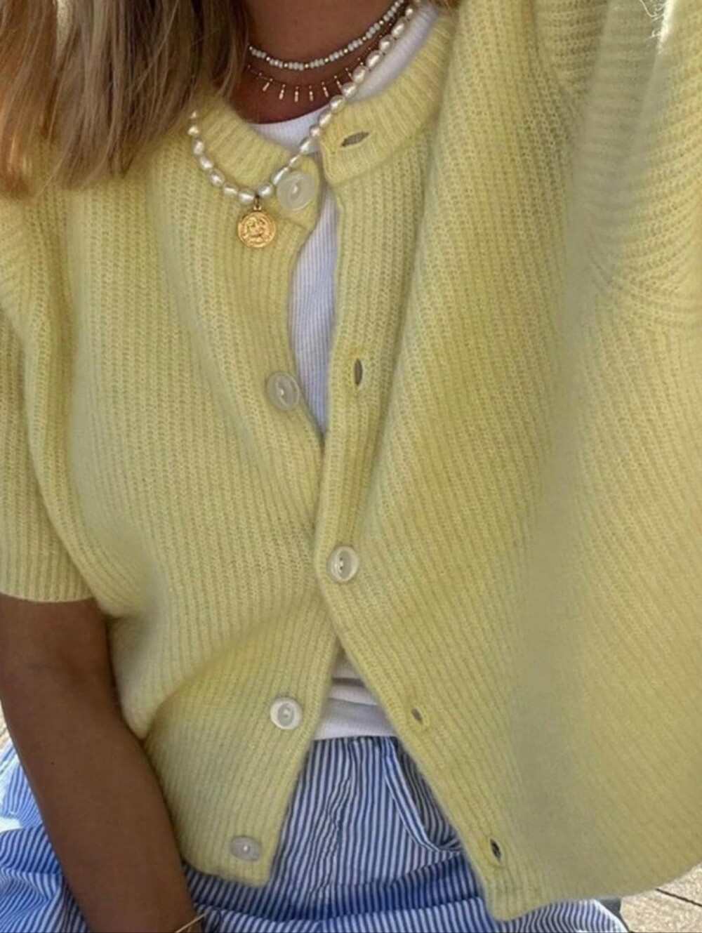 Women's Y2K Cropped Cardigan